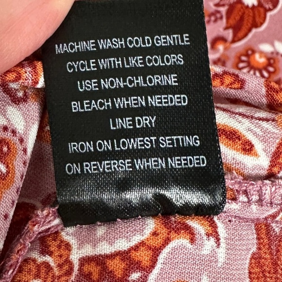 Nordstrom Smocked Puff Sleeve Mini Dress Red Pink Size Small Sweetheart Boho S - Picture 8 of 10